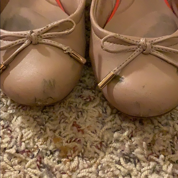 rockport tied ballet flat